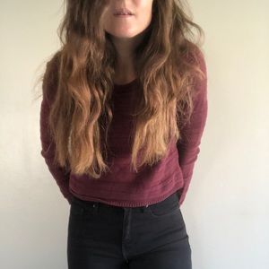 JOE BOXER CROP SWEATER